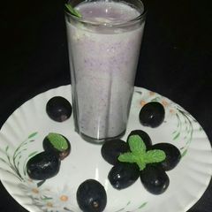 A picture of Blueberry smoothie.