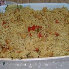 A picture of Chickpea Chilli Rice.