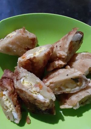 Foto resep Roti goreng isi sayur dan telur