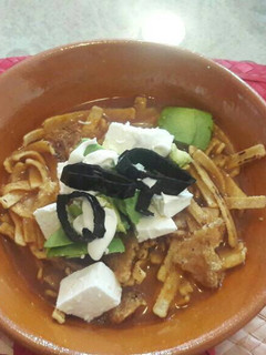 Una foto de Sopa azteca