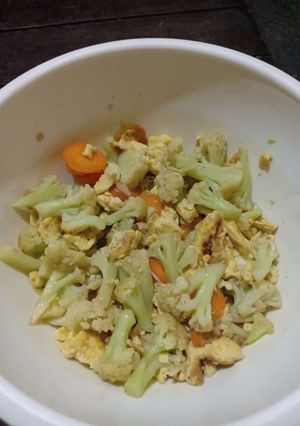 Foto resep Orak arik wortel-kembang kol-telur