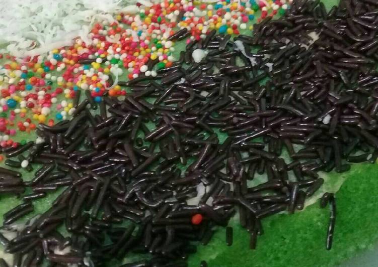 Resep Brownies (greenies - karena ijo 😂) kukus pandan yang enak