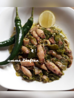 Foto resep Cumi asin sambal cabe ijo