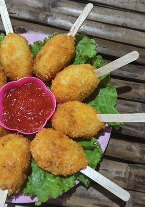 Foto resep Resep Pom Pom Kentang Homemade