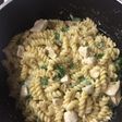 Pasta Alfredo con pollo