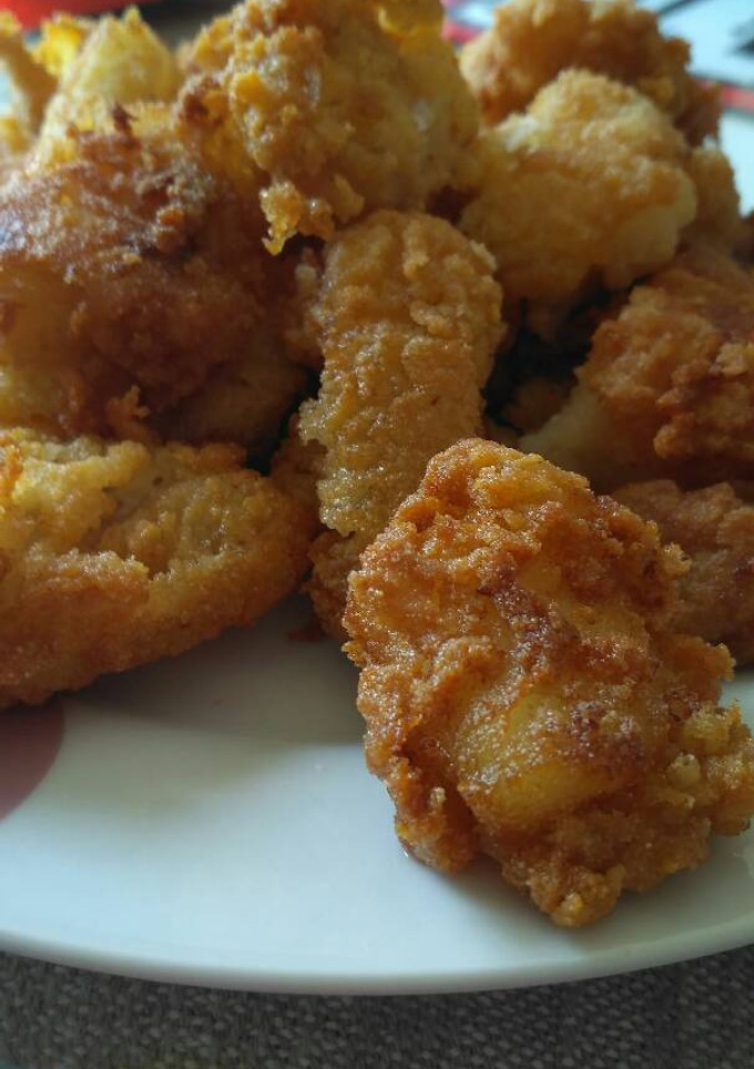 Una foto de Bacalao frito