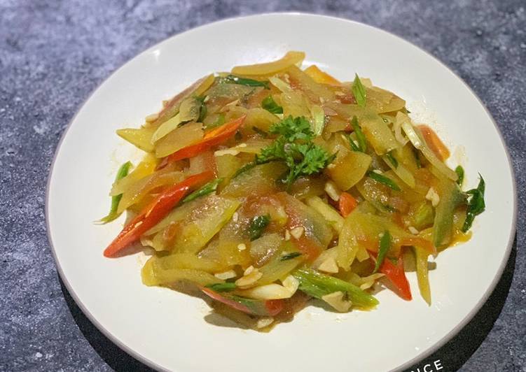 Resep: EnakTumis Kulit Semangka
