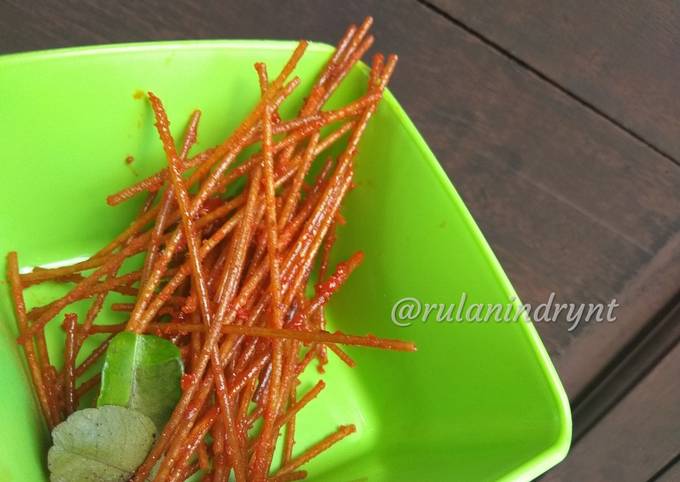 Resep Mie Lidi Simple Jajanan Jadul Oleh Momalabib Cookpad