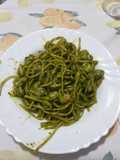 Pesto al prezzemolo e gamberi