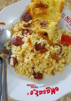 Foto resep Nasgor cabe hijau pakai lapchiong(non halal)