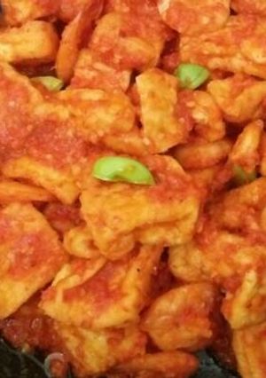 Foto resep Sambel udang tahu petai