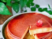 Gambar pudding karamel roti