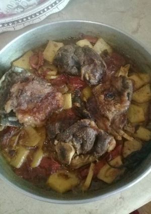 صورة لوصفة صينية بطاطا ولحمه