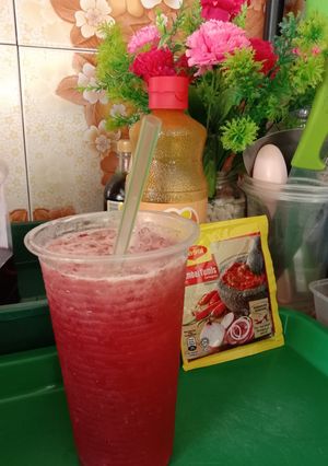Gambar Air Blueberry fresh