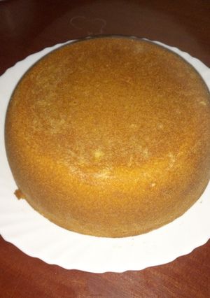 A picture of Yummy Vanilla Cake #bakingcontest.