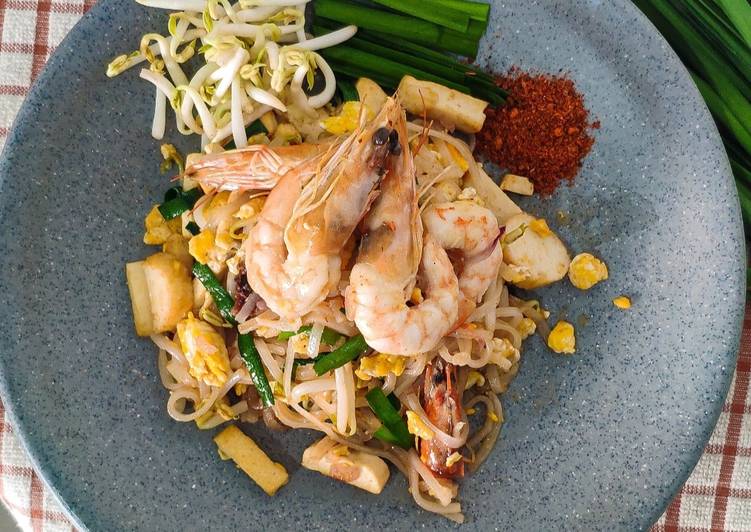 Cara Membuat Shrimp Pad Thai Yang Renyah
