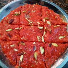 A picture of Fruit jam burfi.