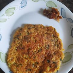 Leftover khichdi chilla A picture of Leftover khichdi chilla.