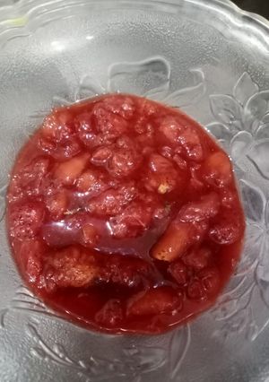 A picture of Strawberry compote ❤❤.