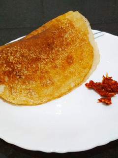 A picture of Cooked Rice Dosa.