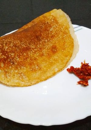 A picture of Cooked Rice Dosa.