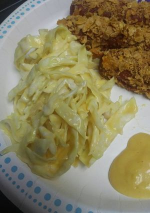 A picture of Honey Mustard Cabbage.