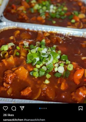 A picture of Chicken Manchurian.