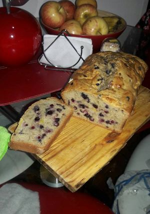 Una foto de Torta de agras y manzana