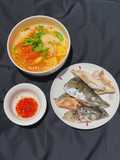 Sour Soup with Salmon Head and Bamboo Shoots