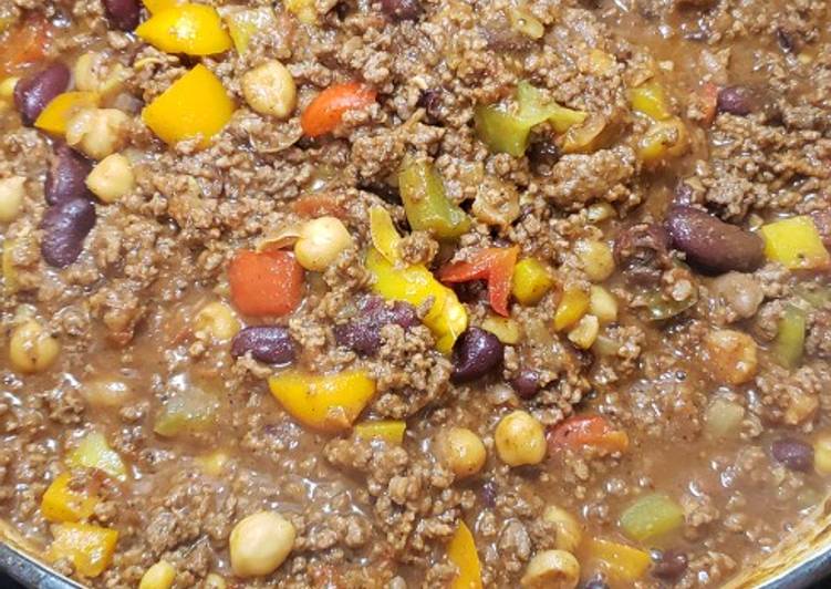 Steps to Make Any-night-of-the-week The BEST Spicy Chili EVERRR!