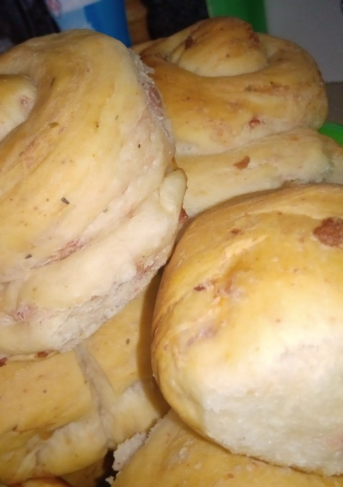 Una foto de Pan Saborizado con Chorizo