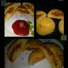 Chicken cheese veggie bun #Ramzan special A picture of Chicken cheese veggie bun #Ramzan special.