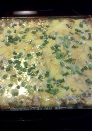 A picture of Enchilada Bake from Heaven.