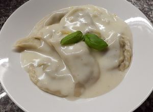 Una foto de Salsa blanca con harina
