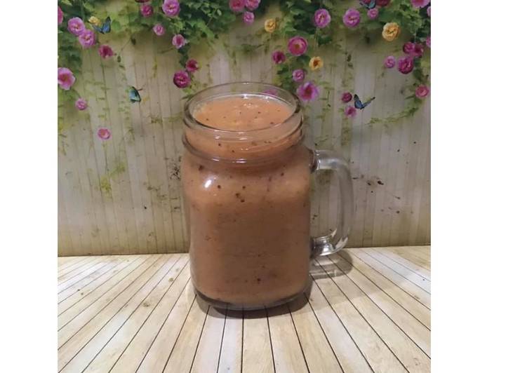 Langkah Mudah untuk Menyiapkan Diet Juice Apple Carrot Soursop Blueberry Avocado Anti Gagal
