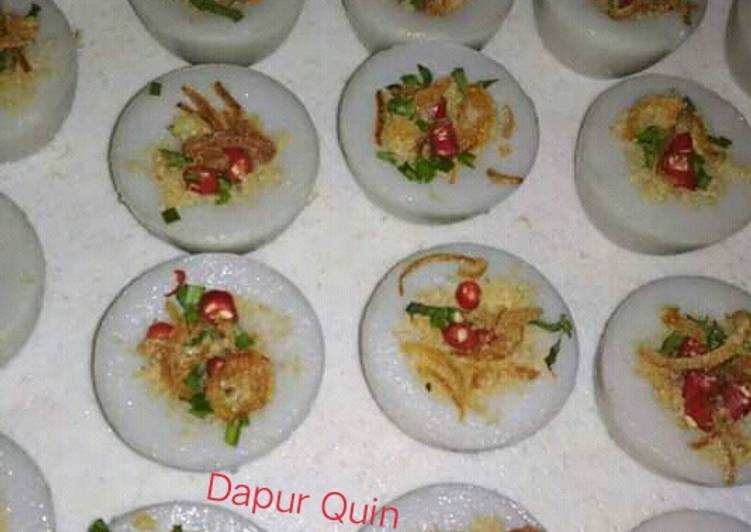 !DICOBA Resep Kue Talam Tepung Beras Ebi menu kue-sehari hari