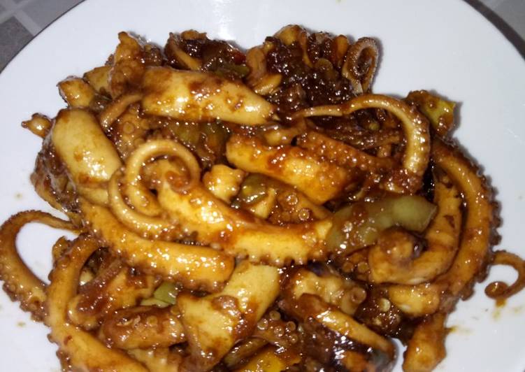 Resep Gurita cabe ijo 🐙, Lezat