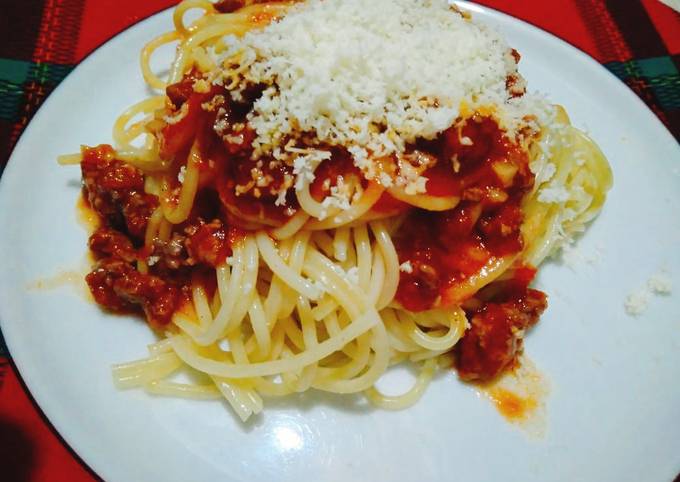 Cara Buat Spaghetti Saus bolognese yang masita Rumahan