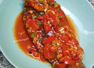 Foto resep Ikan Mujair goreng Saus Asam Manis