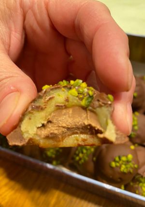 Mozart golyó recept fotója