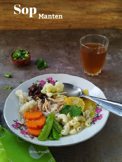Foto resep SOP Manten Komplit Jamur