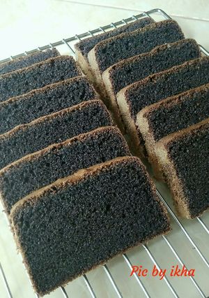 Foto resep Bolu ketan hitam panggang 4 telur