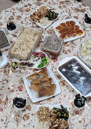 عکسی از دستور سفره عید فطر