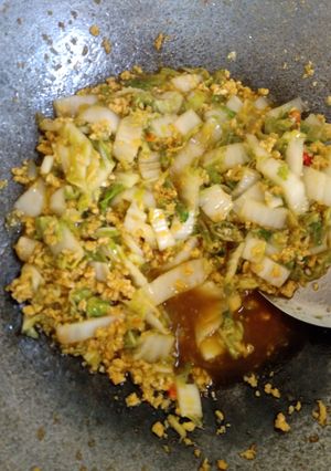 Foto resep Tumis sawi nyemek