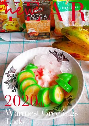 Foto resep Es Pisang Ijo Khas Makassar