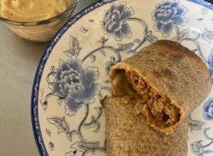 Una foto de Cheeseburger burrito 🌯 🧀 🍖