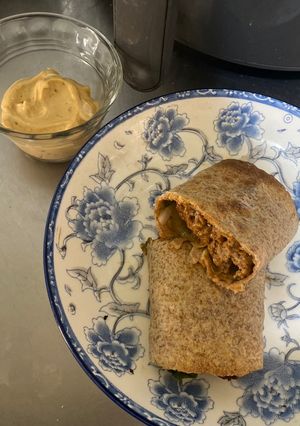 Una foto de Cheeseburger burrito 🌯 🧀 🍖