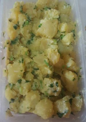 Una foto de Papas salteadas