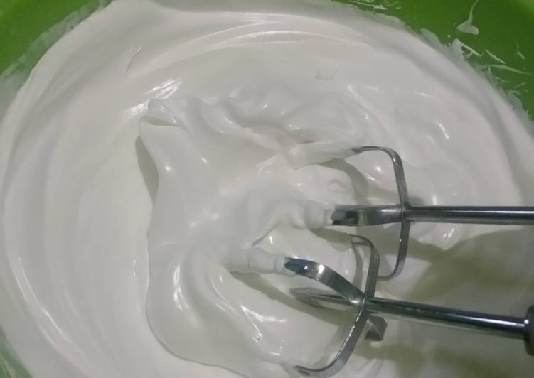 Whipping Cream Homemade