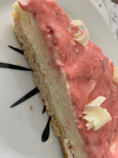 Una foto de Tarta mousse de chocolate blanco